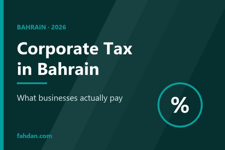 Corporate Tax in Bahrain (2026): What Businesses Actually Pay